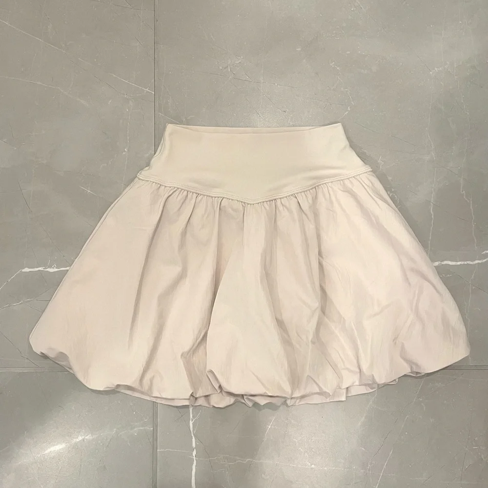 NWT Aerie Real Me Bubble Skirt Cake Batter XS - Picture 3 of 5